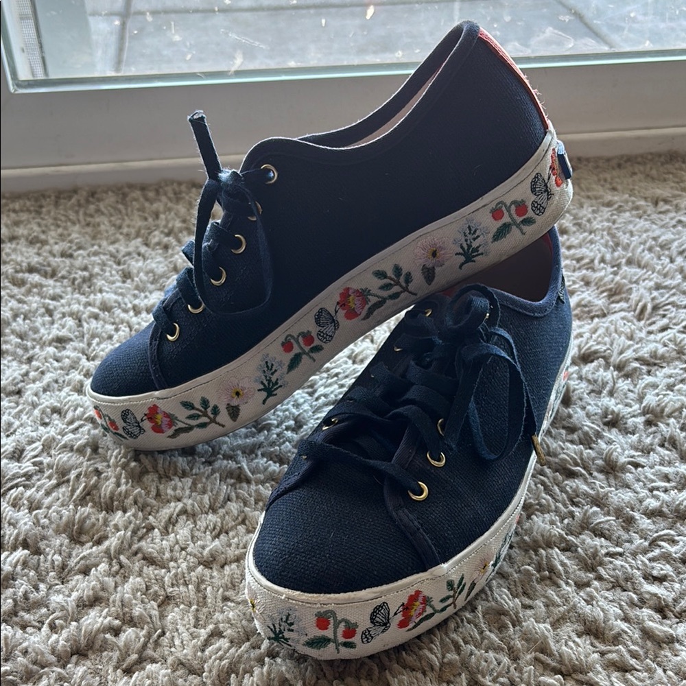 KedsXRifle Paper Co Floral Embroidered Women's Sneakers